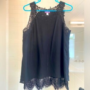 Truly Poppy Tank top, lace lined